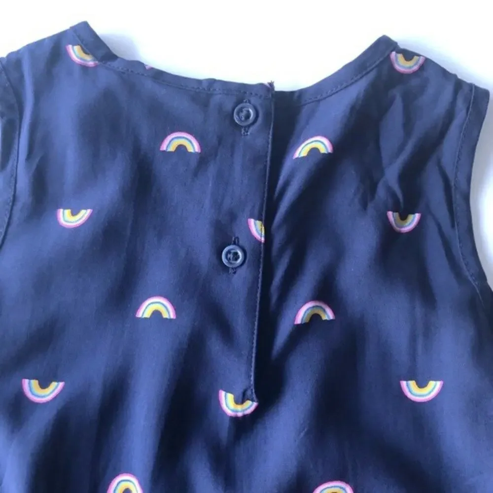 Old Navy Girl’s Blue Blouse with Graphic Sz 4T
